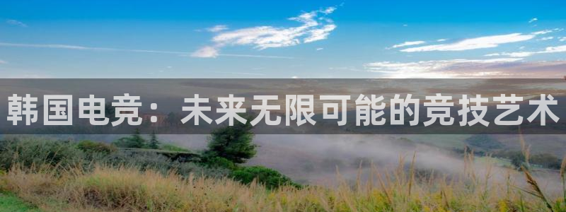 南宫电竞贴吧：韩国电竞：未来无限可能的竞技艺术