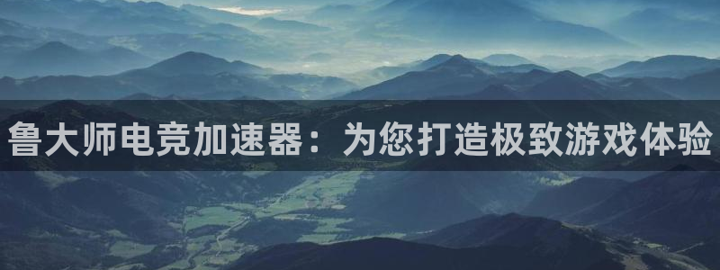 南宫电竞：鲁大师电竞加速器：为您打造极致游戏体验