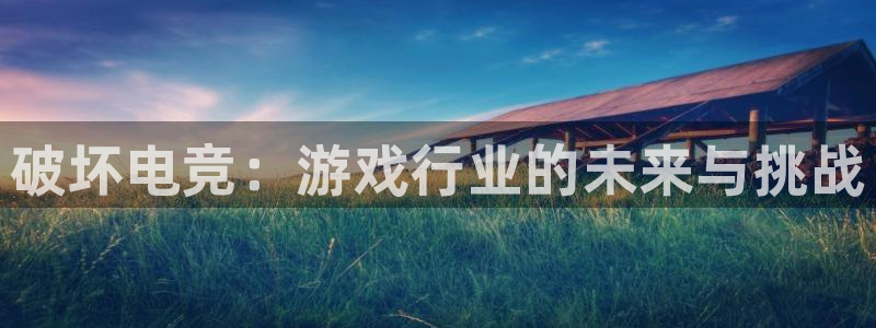 南宫电竞登陆：破坏电竞：游戏行业的未来与挑战